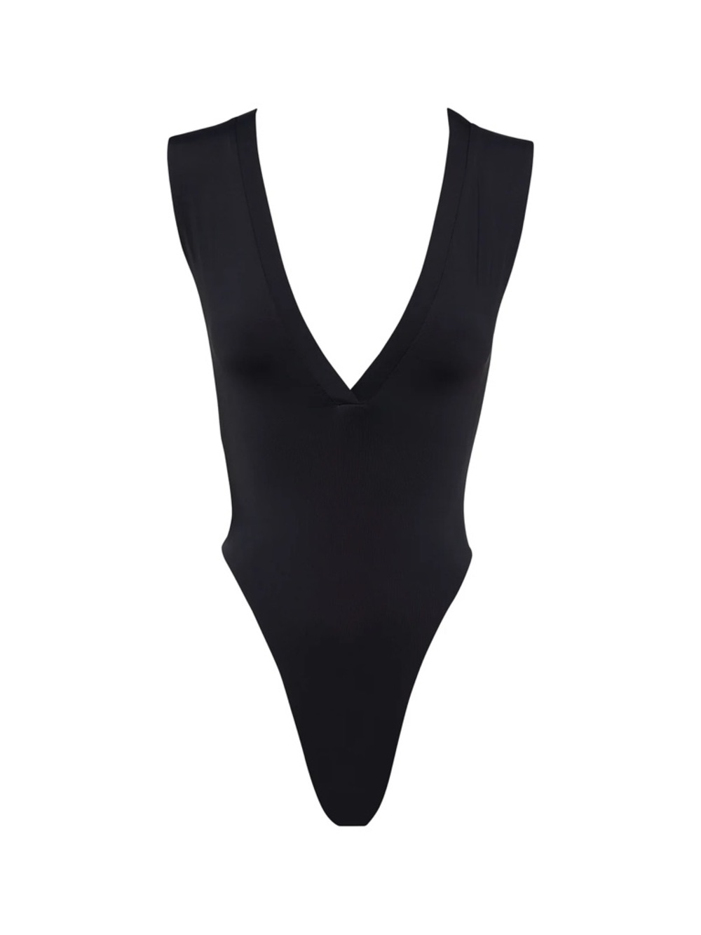 Luca Black V-Neck Sleeveless Swim Women